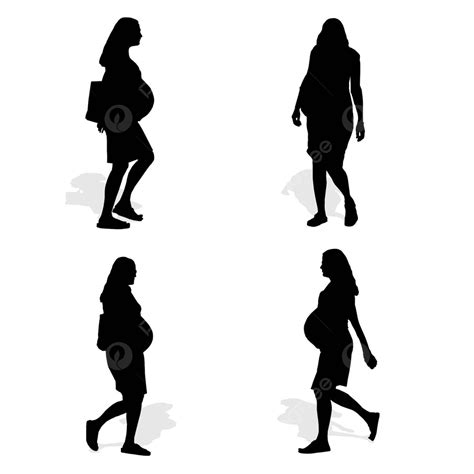 pregnant woman vector silhouettes silhouettes adult vector photo silhouettes adult vector png