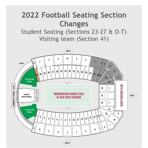 Jack Trice Stadium Seating Map With Seat Numbers Tutor Suhu