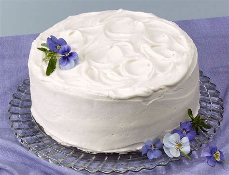 Layer cakes are always well received and they seem to make any get together a little more white butter cake: Classic White Cake Recipe | Land O'Lakes