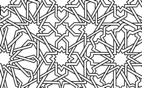 Islamic Architectural Tiling Pattern The Alhambra Granada Spain