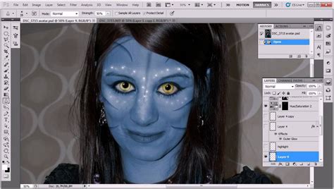 Photoshop Tutorial How To Make Yourself An Avatar Navi Part 2 Of