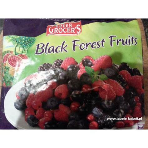 Owoce mrożone leśne Black Forest Fruits - Green Grocer's - kalorie ...