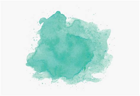 Watercolor Vector Png Free Download Color Splash Light Blue