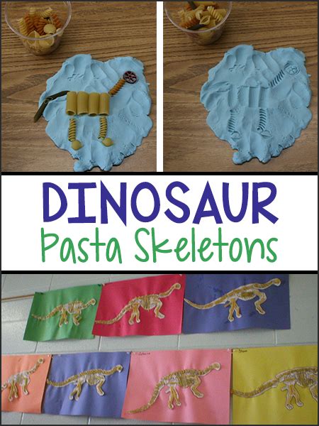 Dinosaur Pasta Skeletons - PreKinders