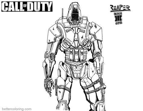 Call Of Duty Coloring Pages Printable Coloring Pages