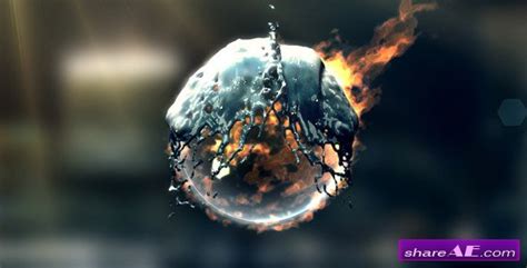 Use forever in unlimited ae projects. Fire & Water Logo - After Effects Project (Videohive ...