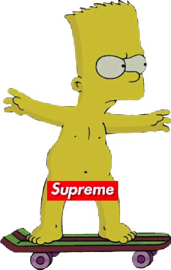 Skateboard Bart Simpson Supreme Wallpaper Dope Bart Simpson Skating