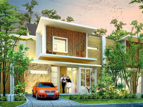 Desain rumah minimalis ukuran 6×14. Bali Agung Property: Kumpulan Desain Fasad Rumah Minimalis