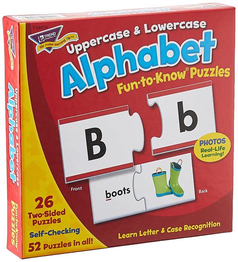 Buy Trend Enterprisesfun To Know Puzzles Uppercase And Lowercase
