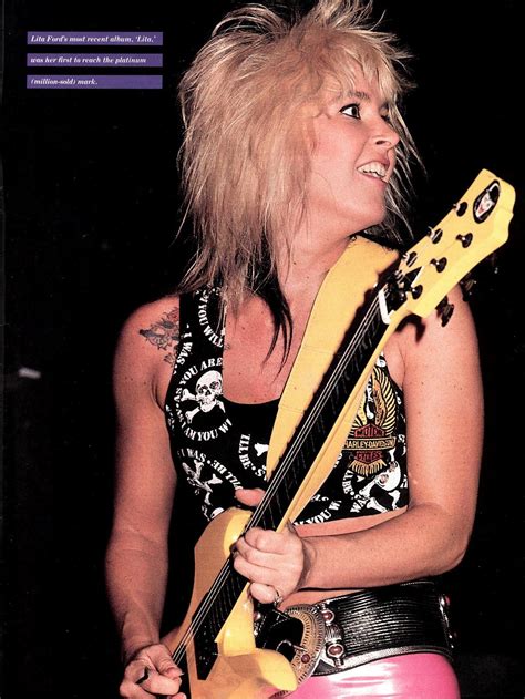 Rock And Roll Para Todo El Mundo Lita Ford Lita Ford Style S S Outfits Portrait Photo