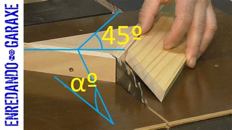 How To Cut Compound Angles With A Miter Sled Youtube