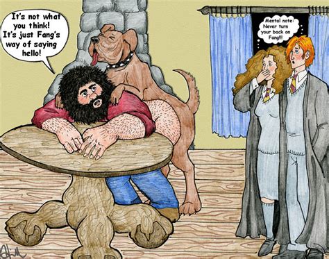 Rule 34 Cute Fang Doggy Style Hagrid Harry Potter Hermione Granger
