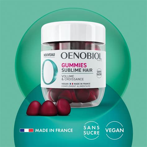 Oenobiol Gummies Sublime Hair Volume And Croissance Complément
