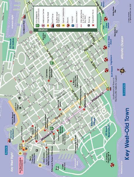 Map Of Old Town Key West Cape May County Map