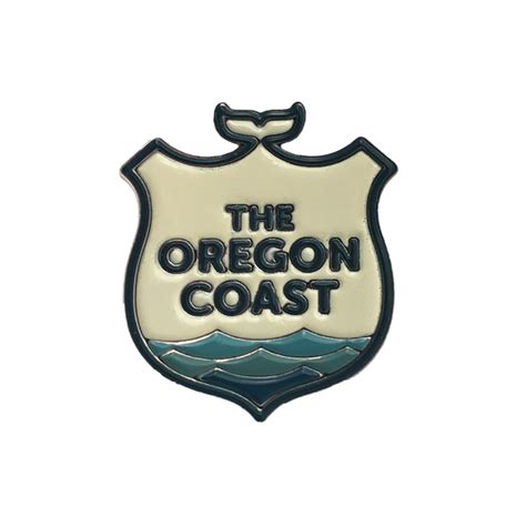 Oregon Coast Logo Enamel Pin The Oregon Coast Visitors Association