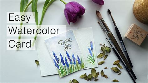 Even though this holiday sometimes comes off as super commercial, i think it can be a powerful reminder to celebrate and really lean into love of all kinds. How To: Watercolor Thank You Card | Speed Painting - YouTube