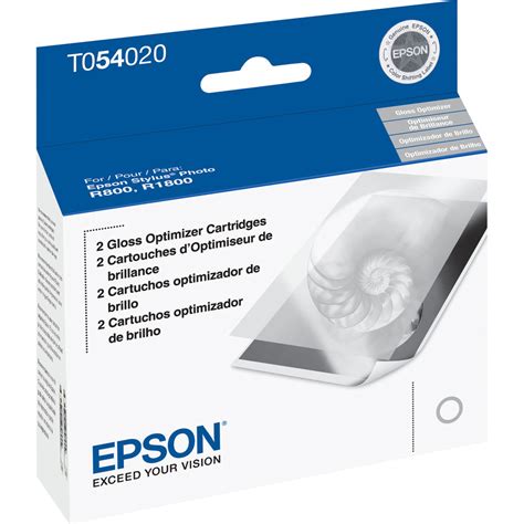 — enter your full delivery address (including a zip code and an apartment number), personal details, phone number, and an email address.check the details provided and confirm them. Epson Gloss Optimizer Ink Cartridge (2-Pack) T054020 B&H Photo
