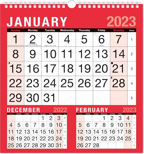 2023 Calendar Printable Pdf Crownflourmills Yearlycalendars Net Riset
