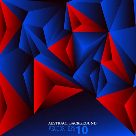 Blue Modern Geometric Abstract Background Free Vector