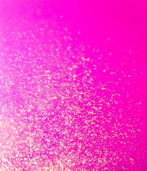 Pink Abstract Christmas Background With Glitter Vintage Lights And