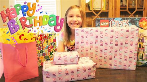 Personalized birthday presents always add a nice touch to the festivities, but if you're like me, you spend so much time fretting about what to get that you're rushed by the time of their birthday. Birthday Presents! Happy Birthday Macey! - YouTube