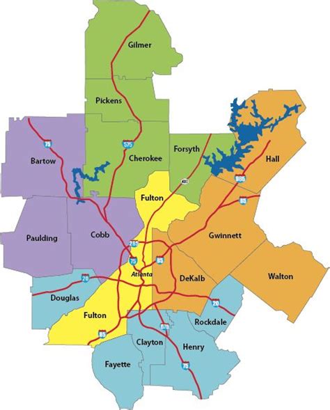 Atlanta Georgia Counties And Cities Knowatlanta Atlanta