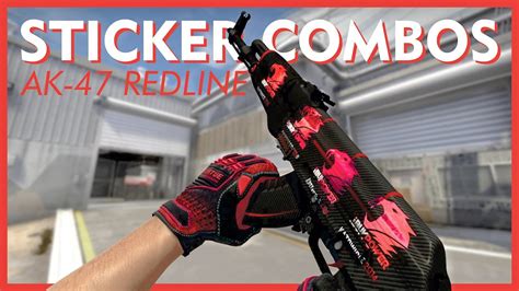 Ak 47 Redline Sticker Combinations In Csgo 2019 Youtube