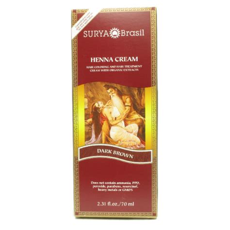 Buy Henna Cream Dark Brown 2 3 Oz From Surya Brasil And Save Big At