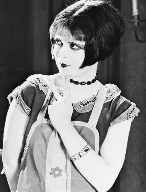 Clara Bow Love This Style Clara Bow Silent Film 1920s Fashion