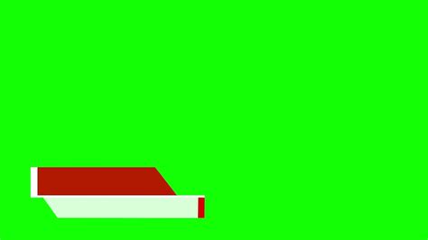 Simple Lower Thirds Red And White Green Screen Free Download Youtube