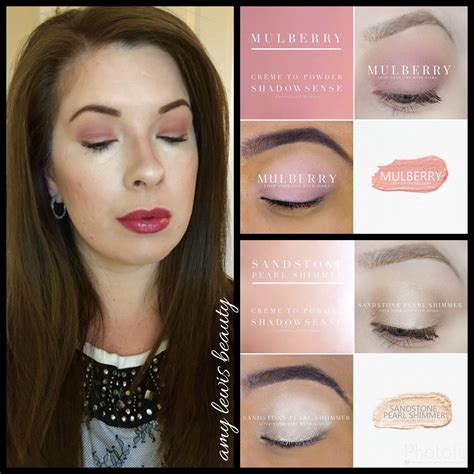 Lipsense Eyeshadow Looks Mulberry Collages Lewis Creme Lipstick Pearls Beauty