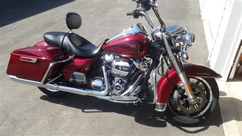 Gorgeous Hard Candy Hot Rod Red Road King Is A Stunner Harley