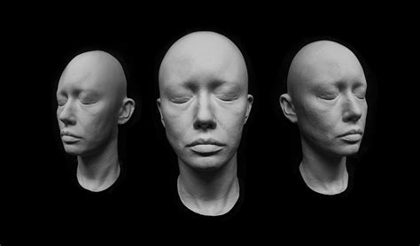 Olga Kurylenko White Plastic Resin Lifecast Life Mask Lifemask Etsy