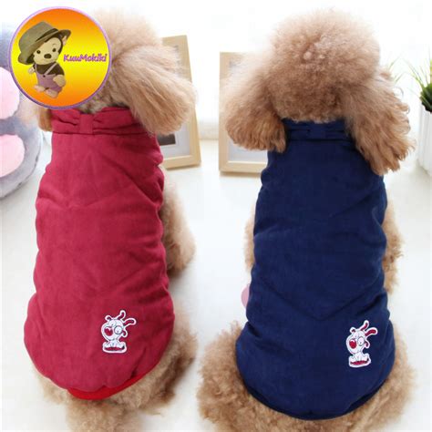 New Arrival Three Color Xs Xxl Warm Winter Dog Down Puppy Clothes