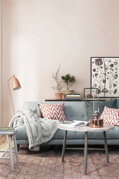Soft Pink Living Room Ideas