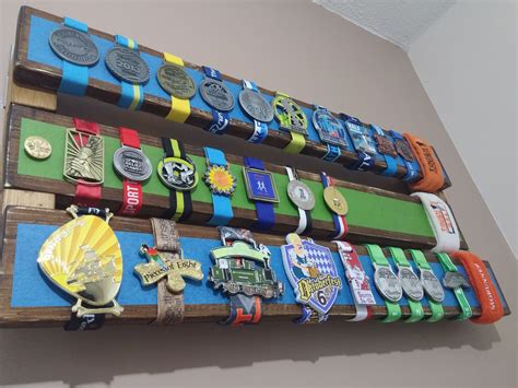 Took Some Inspiration From Etsy Models And Created My Own Medal Display