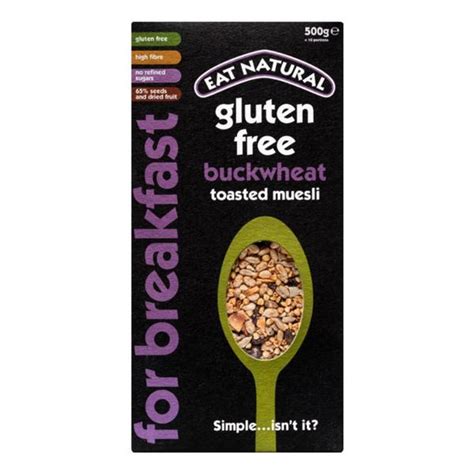 Buckwheat is a healthful and diverse food product. Toasted Buckwheat Muesli in 500g from Eat Natural