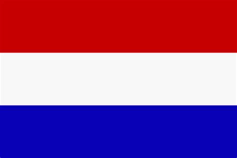 De nederlandse vlag) is a horizontal tricolour of red, white, and blue. Flagge Niederlande, Fahne Niederlande