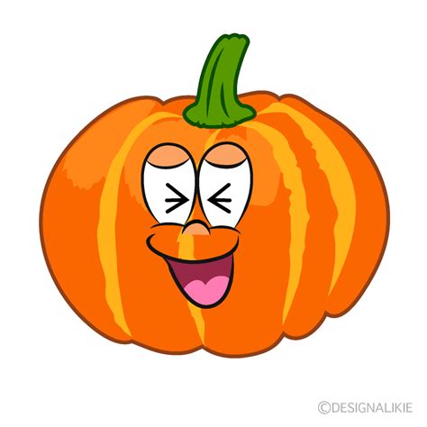 Free Laughing Pumpkin Cartoon Image｜charatoon