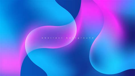 Abstract Gradient Blue And Pink Wave Background 3559317 Vector Art At