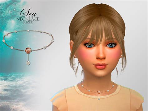 The Sims Resource Sea Necklace Child