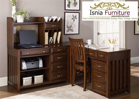 50+ Model Meja Belajar Kayu Modern Minimalis Untuk Anak