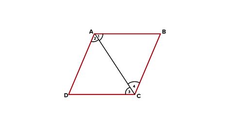 A Diagonal Of A Parallelogram Bisects One Of Its Angles Show That It Is A Rhombus