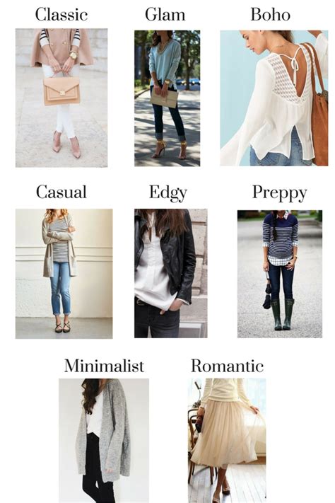 Styling Tips Types Of Fashion Styles