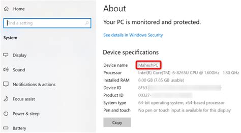How To Find Your Computer Name In Windows 10