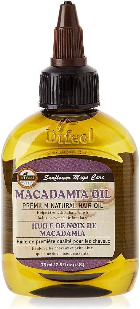 Difeel Premium Mega Care Natural Hair Oil Macadamia Oil