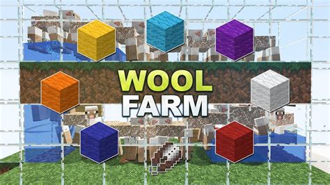 Minecraft Automatic Wool Farm Automatische Woll Farm Tutorial 1