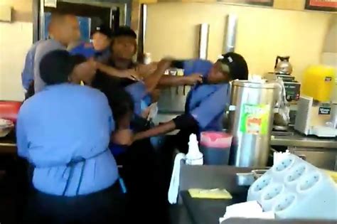 Employees At Waffle House Filmed Brawling Over Dirty Dishes