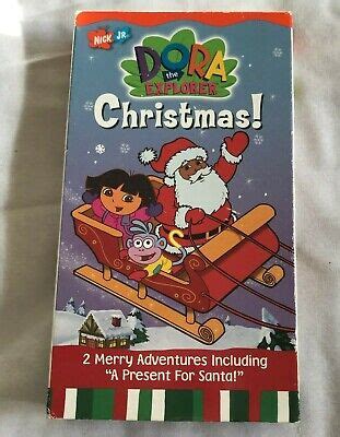 DORA THE EXPLORER Christmas VHS 2002 Nick Jr A Present For Santa