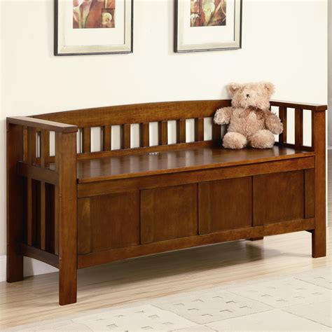 Coaster Benches Wood Storage Bench Value City Furniture Bench